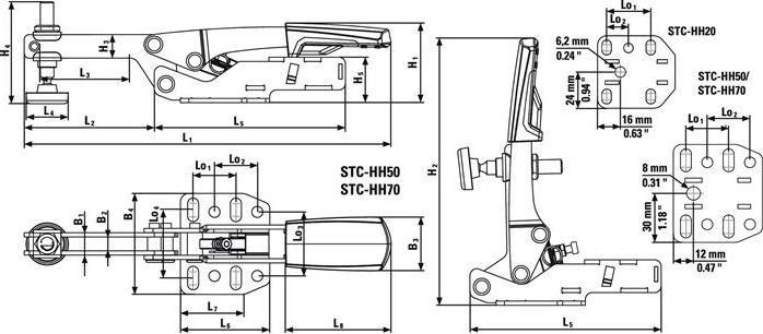 Actual product image Bessey Horizontal clamps (35 mm)