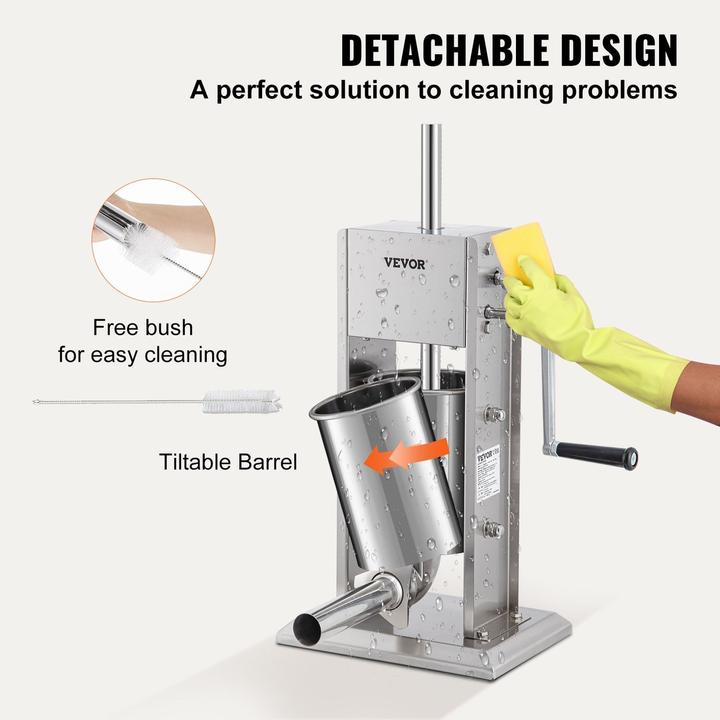 Image du produit Ich-zapfe Embossoir à saucisses, machine à embossage, presse à saucisses - 3 L