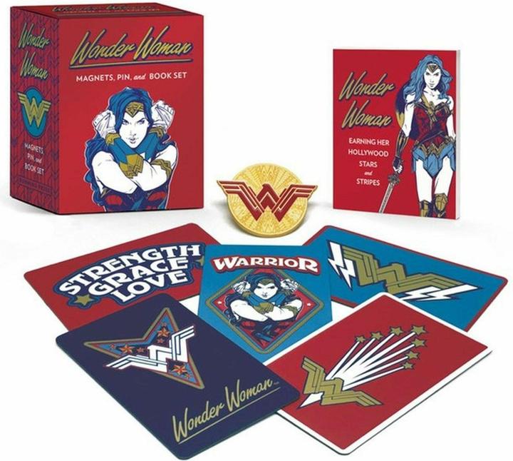 Wonder Woman: set di magneti, spille e libri (1x)
