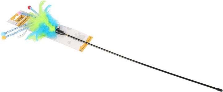 Red Dingo Wędka Dla Kota Foxi Nieb-Zielona (Play fishing rod cat)