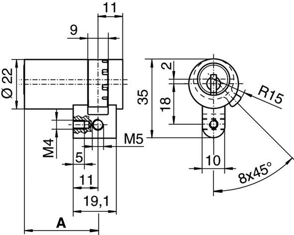 Actual product image Kaba half cylinder (Profile cylinder)