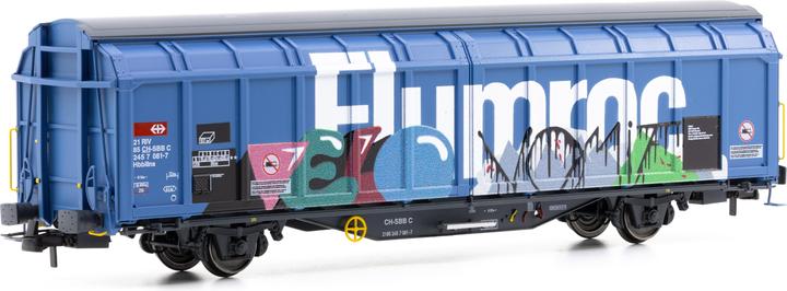 Image du produit Lemke SBB 2-achsiger Schiebewandwagen Hbbillns Heute schlaf ich aus Ep.VI (Piste H0)