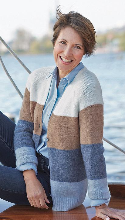 Produktbild Sealand Damen Colourblock-Strickjacke (36)