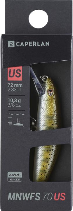 Produktbild Caperlan Wobbler Forelle Minnow WXM MNWFS 70 (7 cm)