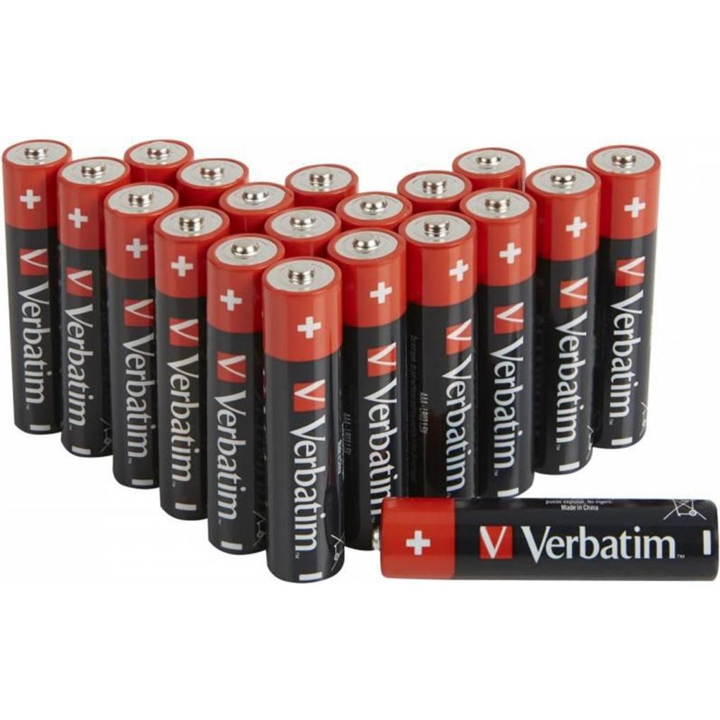 Verbatim Alcalino Premium (20 pz., AAA, 1300 mAh), Batterie + pile