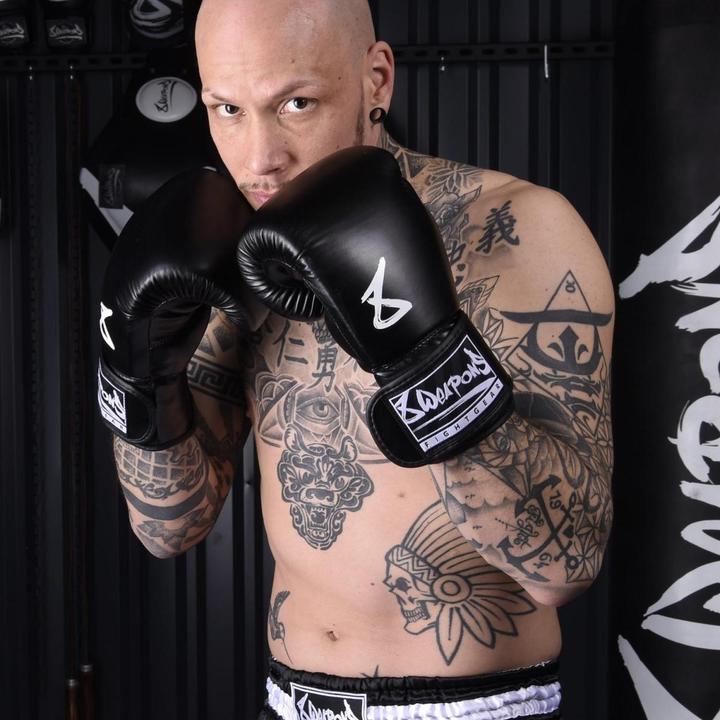 Produktbild 8Weapons Boxhandschuhe - Pure black 16 Oz