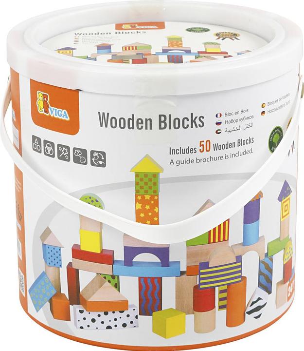Actual product image Viga Toys Wooden Blocks