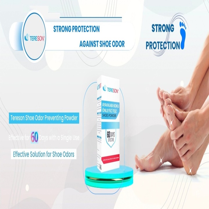 Immagine prodotto Tereson Deodorante per piedi, polvere antiodore per scarpe, effetto 60 giorni, confezione da 10 (Deodorante per piedi e polvere)