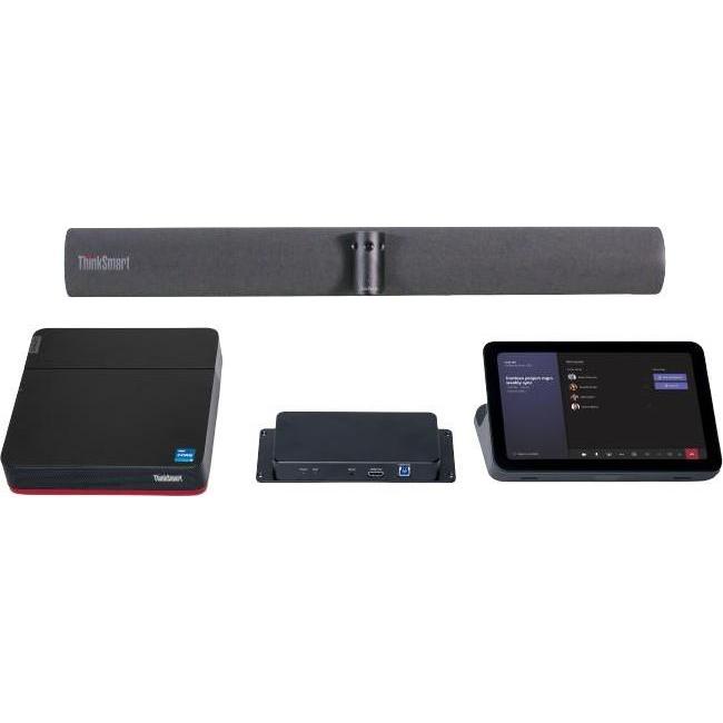 Lenovo ThinkSmart Core + IP Controller + ThinkSmart Bar 180 Full Room Kit (Microsoft Team Rooms), No