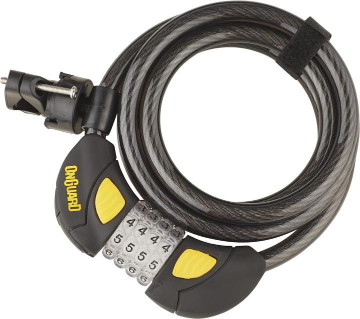 Produktbild Onguard Dobermann Combo 8031GLO Spiralkabelschloss 185 cm Ø12 mm (185 cm)