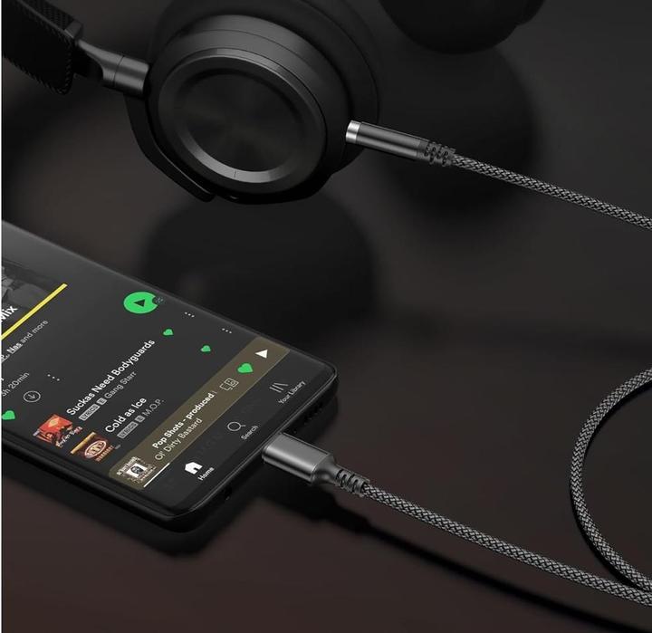 Produktbild PowerGuard C-to-Aux-Plug USB Type C zu 3.5mm Klinke AUX Audio Kabel (3.5mm Klinke)