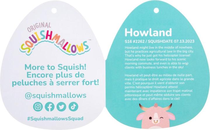 Produktbild Squishmallows Howland Stier (40 cm)