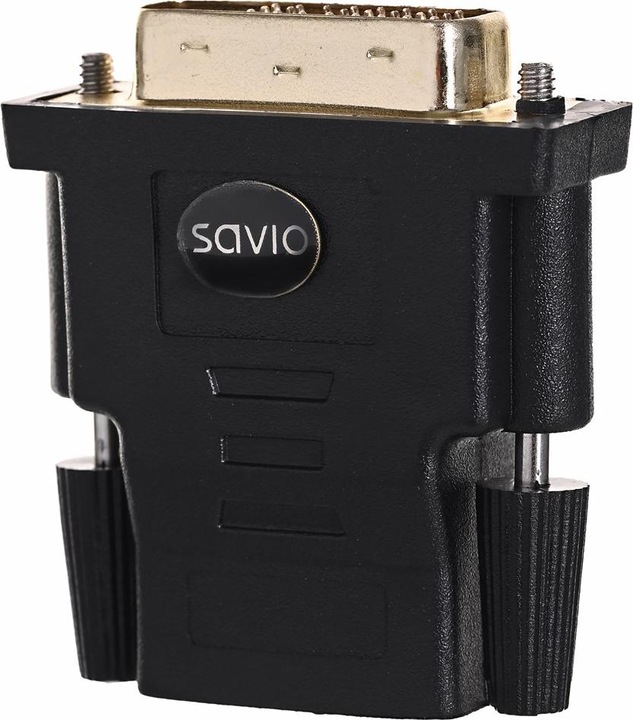 Actual product image Savio CL-21 cable gender changer DVI HDMI Black (DVI, 10 cm)