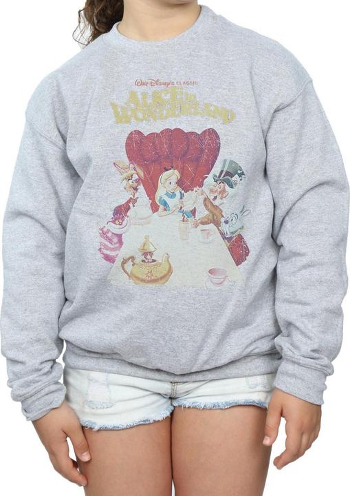 Produktbild Disney Alice In Wonderland Retro Poster Sweatshirt Mädchen (128)