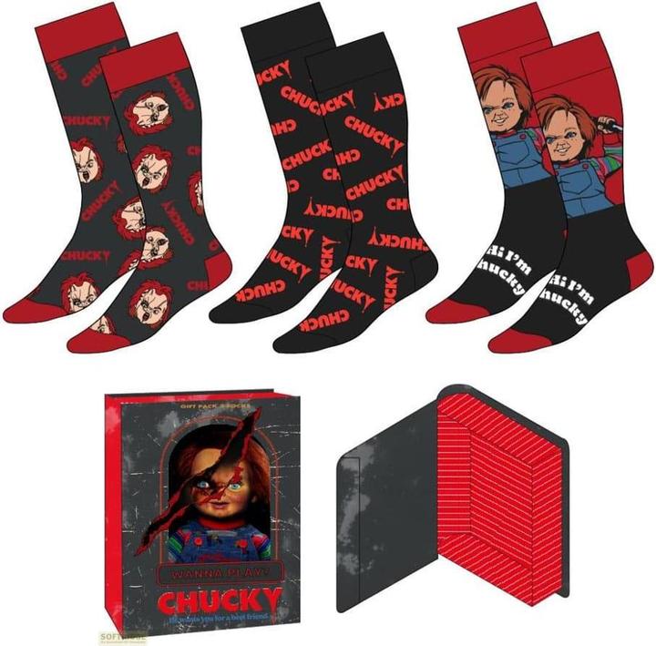 Produktbild Cerdá Chucky Socken 3er-Pack 38-45 (3er Pack, 38 - 45)