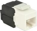 Actual product image Delock Keystone module Cat.6, UTP, white (Keystone module)