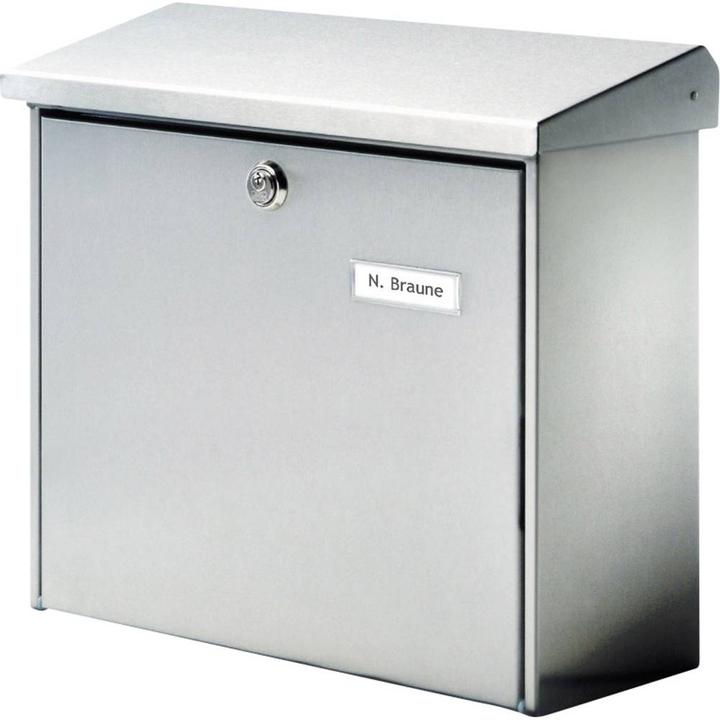 Burg Wächter Edelstahl-Briefkasten COMFORT 3913 NI