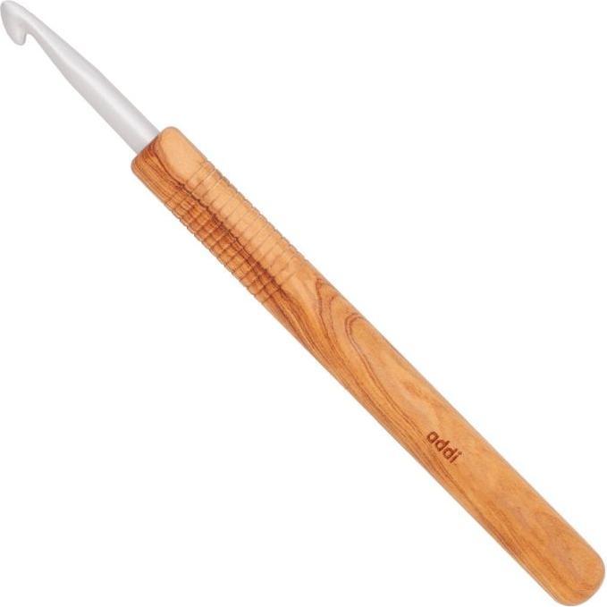 Actual product image addi Crochet Hook Olive 15cm Thickness 2.5