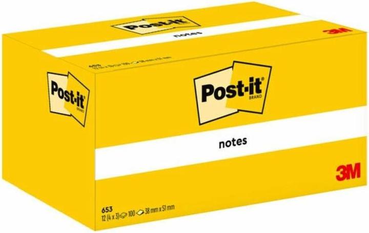 Produktbild Post-it Pack 12 Post It Gelb (51 x 38 mm)
