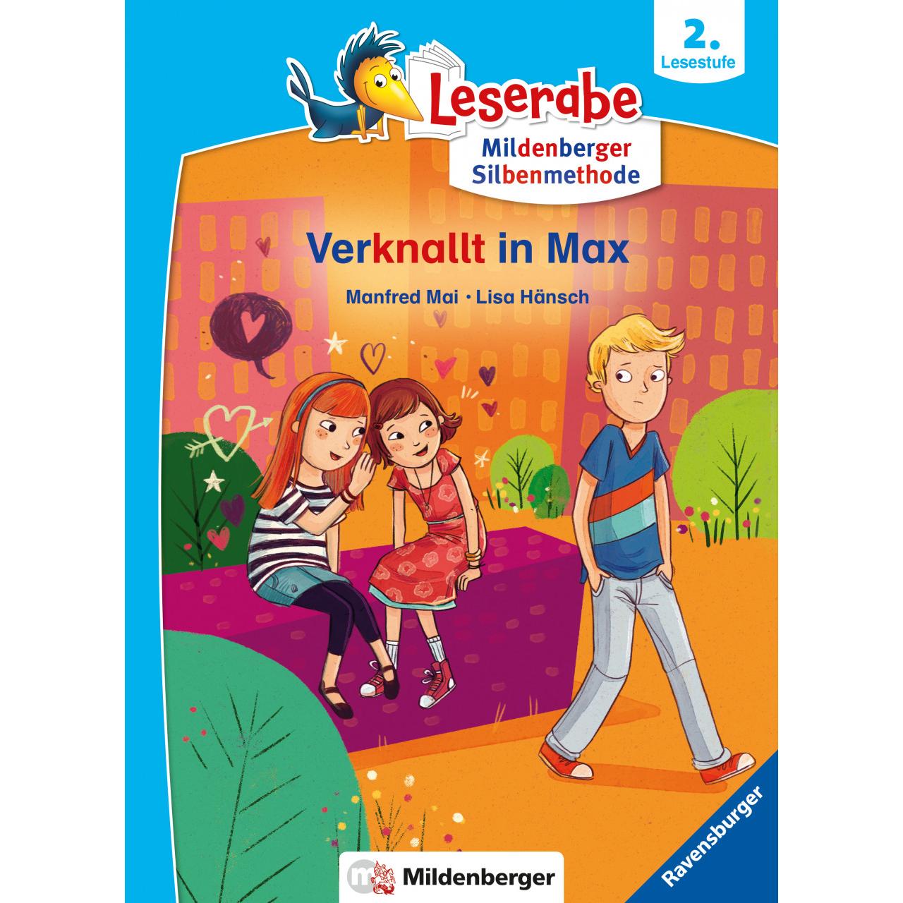 Leserabe mit Mildenberger Silbenmethode: Verknallt in Max, Kinderbücher von Manfred Mai