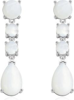 Actual product image Agato - Beautiful dangle earrings with pearls AGT-E119P