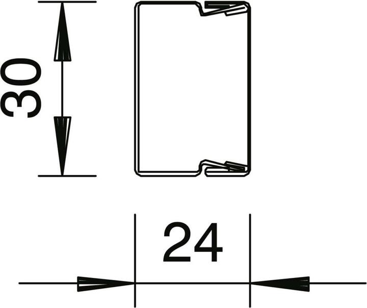 Produktbild OBO Bettermann Stålkanal LKM 20030 el-forz (200 cm)