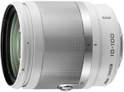Produktbild Nikon 1 VR 10-100mm 1:4-5.6, Telezoom, Weiss (Nikon CX)