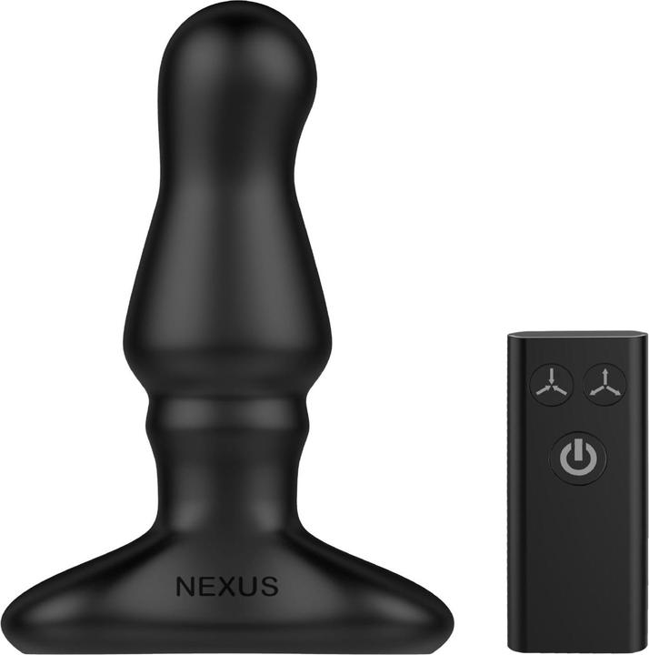 Actual product image Nexus BOLSTER Butt Plug with Inflatable Tip