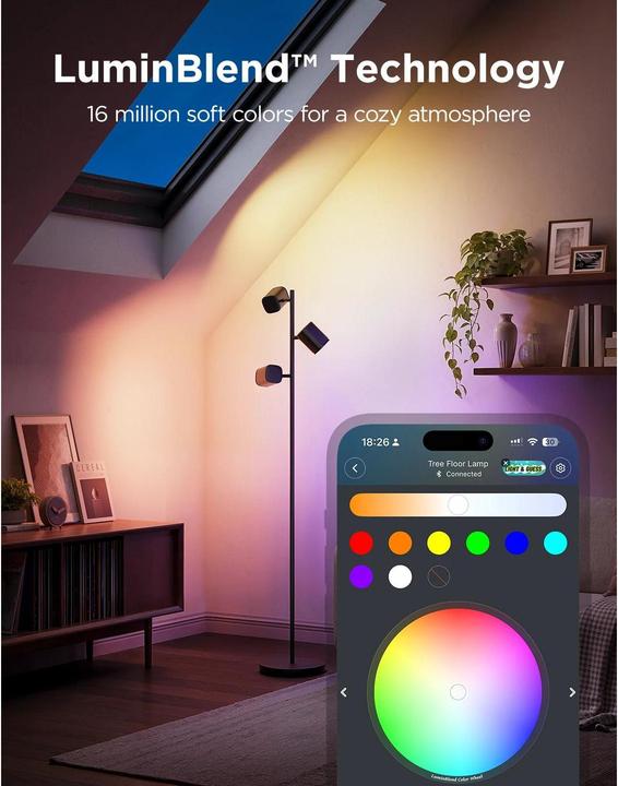 Actual product image Govee Floor lamp tree (1500 lm)