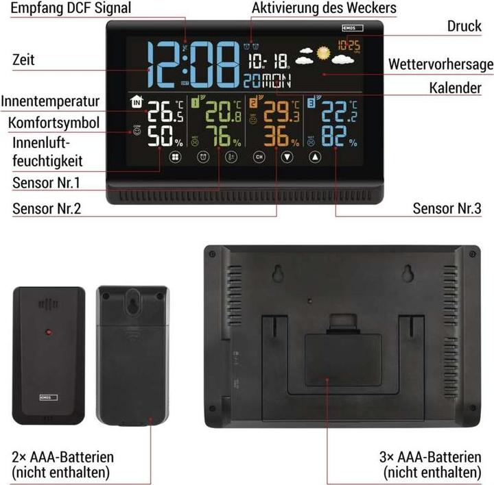 Immagine prodotto Emos Drahtlose Wetterstation E8614