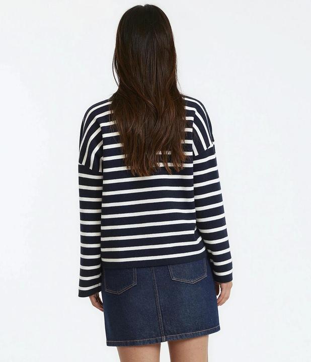 Produktbild La Redoute Collections Gestreifter Pullover mit Rundhalsausschnitt (M)