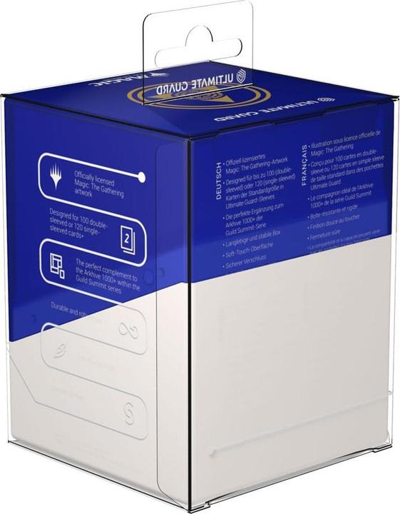 Actual product image Ultimate Guard Boulder 100+ Magic: The Gathering "Guild Summit" - Azorius
