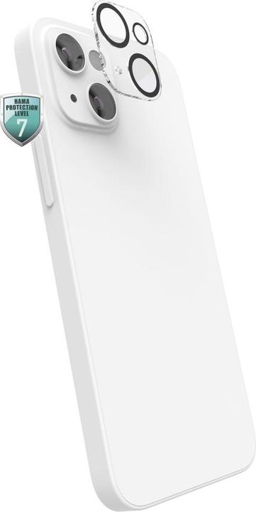 Immagine prodotto Hama Vetro di protezione della fotocamera per Apple iPhone 15/15 Plus, temprato, trasparente (1 pz., Apple iPhone 15, Apple iPhone 15 Plus)