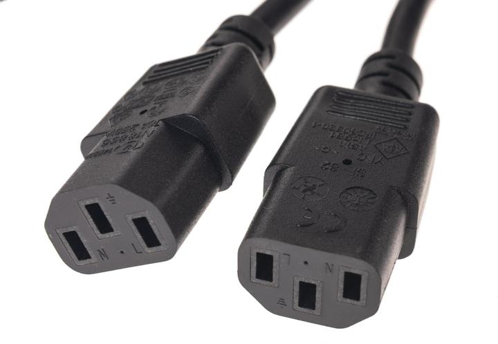 Actual product image equip Extension power cord 230V: 1.6 meter (1.60 m, C14)