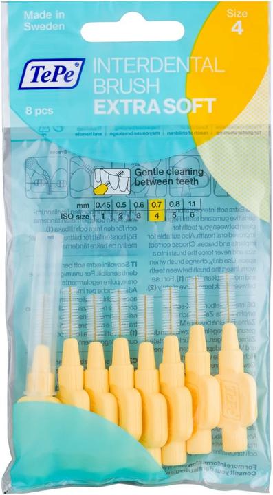 Produktbild TePe Interdentalbürsten Extra Soft ISO 4 (8 x, 0.70 mm)