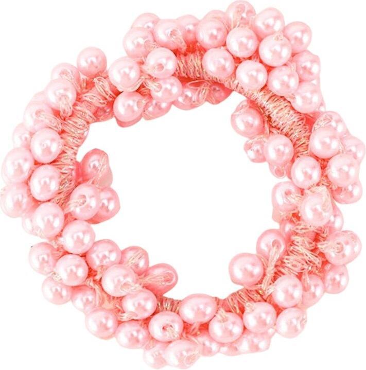 JTI Hair clip with pearls - pink (1 pcs.)