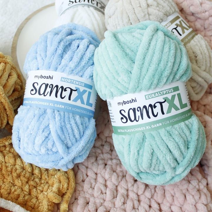 Produktbild Myboshi Wolle Chenille Samt XL Magnolie (40 m)