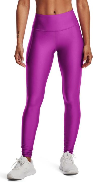 Actual product image Under Armour HeatGear Non-Slip Waistband Leggings 1365336-577 Purple L (L)