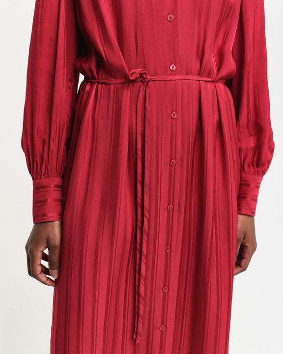 Image du produit GANT Robe chemise satinée rayée décontractée (42)