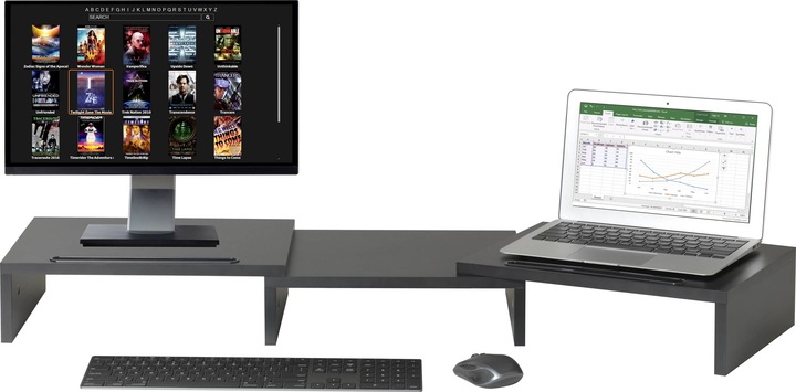 Produktbild SpeaKa Professional SP-MR-202 Monitor-Ständer für zwei Monitore