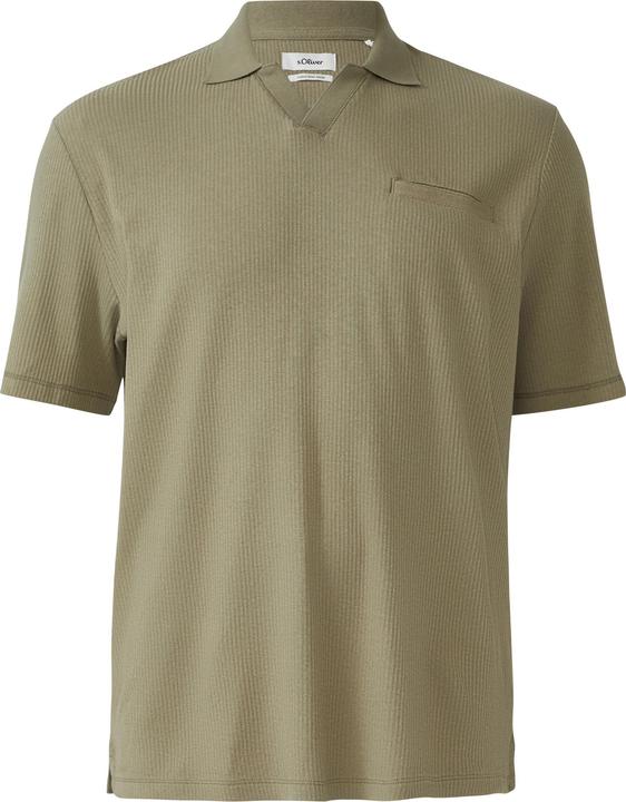 Immagine prodotto S.Oliver Polo-Shirt Poloshirt aus Leinenmix mit Brusttasche (4XL)