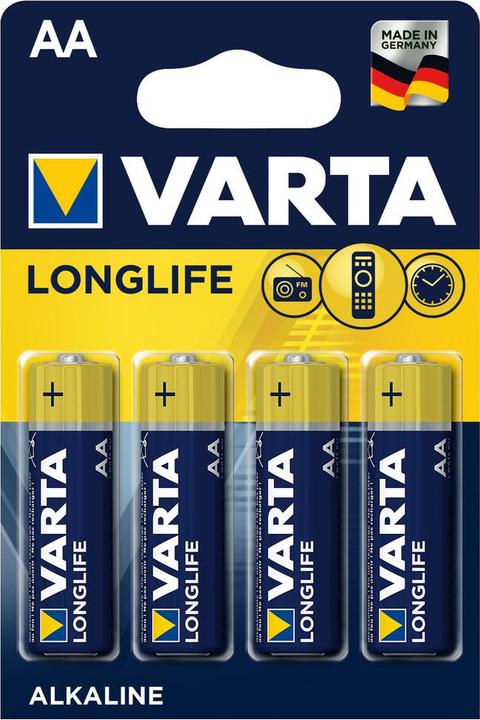 Actual product image Varta Longlife (4 pcs., AA, 2800 mAh)