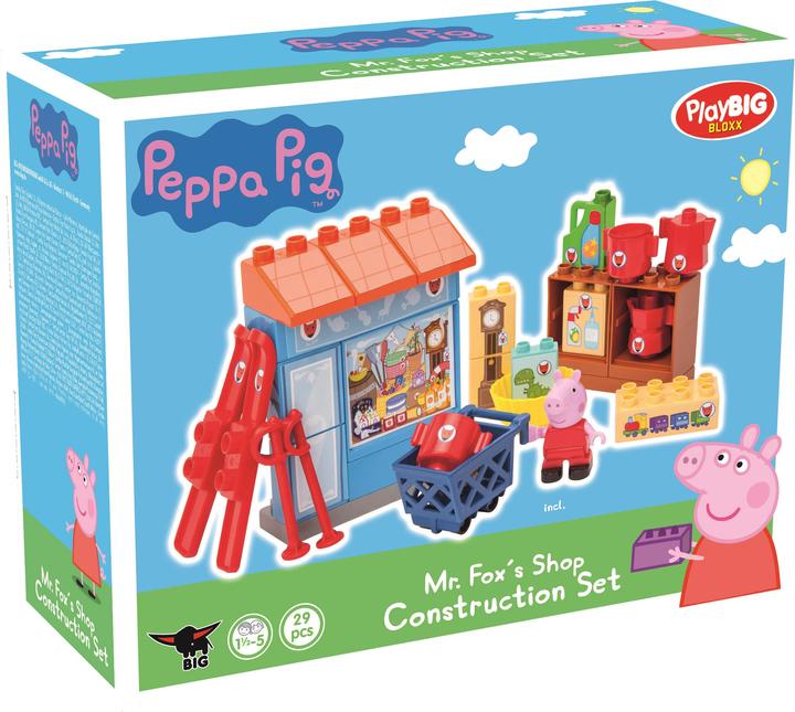 Produktbild BIG Play Bloxx Peppa Pig Mr Fox’s Shop