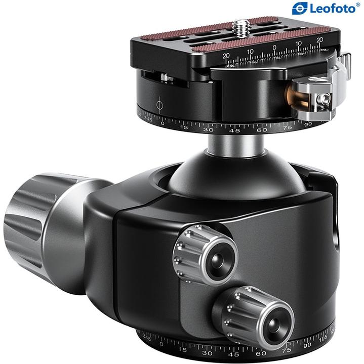Actual product image Leofoto LH-55PCL with panoramic disc and quick-release coupling (Spherical head)