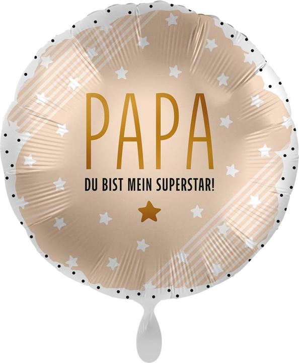 Produktbild Premioloon Papa du bist mein Superstar Ballon