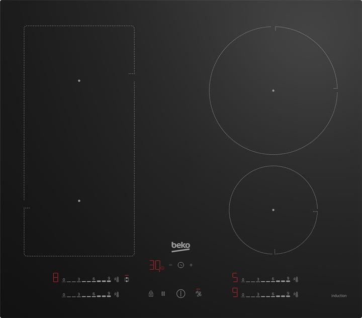 Image du produit Beko Table de cuisson HII64730UFT (59 cm, Table de cuisson à induction)