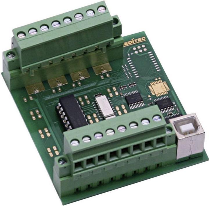 Produktbild Deditec Kompakte USB-Module Digital Eingänge 8 Opto Montageart Steckbar Schnittstelle(n) USB