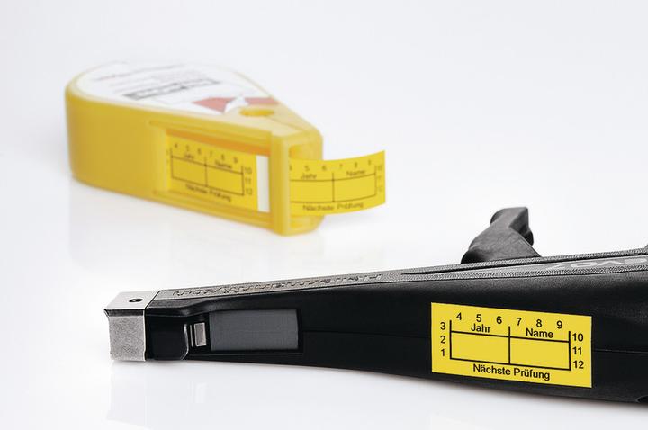 HellermannTyton QNPRUEFYPH-103-YE Prüf- Etiketten Geprüft gelb 590-00162