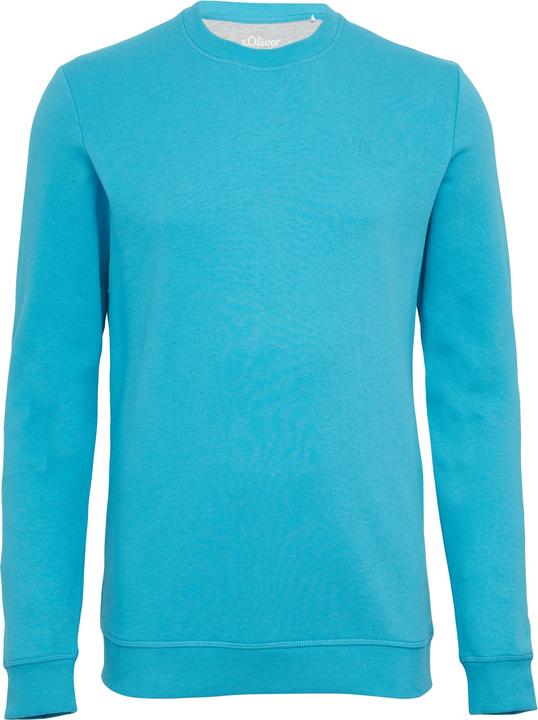 Produktbild s.Oliver Sweatshirt Sweatshirt mit Label-Stickerei (XXL)