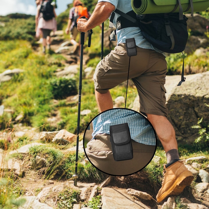 Produktbild Cadorabo Universale Schutzhülle Tasche mit Gürtelclip (ZTE Axon 11)